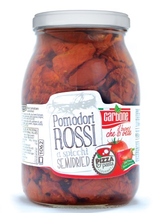 CARBONE POMODORI ROSSI A SPICCHI SEMI SECCHI DA 1 KG