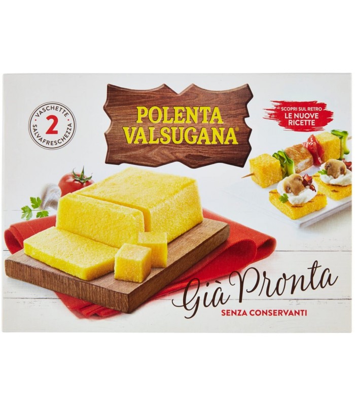 VALSUGANA POLENTA, JOKA ON VALMIS SÄILIÖIHIN, SÄÄSTÄÄ TUOREUTTA 1,2 KG